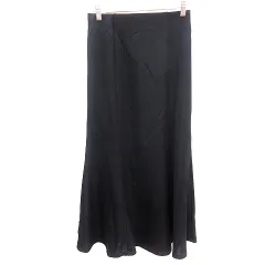 アー・ヴェ･ヴェ ミッシェルクラン a.v.v フレアスカート マキシ ロング S 黒 ブラック /AU