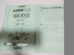 💖大人気！中学受験SAPIX 小6 理科　SS特訓１～１１　解答付！
