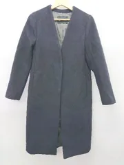 ◇ green label relaxing グリーンレーベル UNITED ARROWS ウール 長袖 コート サイズ38 ネイビー レディース P  【1407260024576】のサムネイル