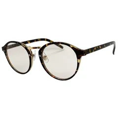 フェイストリックグラッシーズ Face サングラス UVカット ファッション小物マストアイテム ライトカラーサングラスボストン型 ブラウンデミフレーム/ライトブラウンレンズ H5112-2LB 0