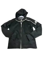 adidas(アディダス) Adidas ジップアップパーカー フード付き チャコール ( 160 ー M 可能