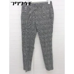 ◇ MACPHEE マカフィー トゥモローランド チェック パンツ サイズ34 グレー系 レディース  【1109090010667】
