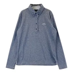 サイズ：LL CALLAWAY キャロウェイ  長袖ポロシャツ ボタンダウン  ネイビー系 [240101353771]# ゴルフウェア レディース ストスト