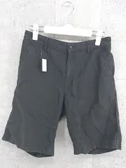 ◇ COMME CA ISM コムサイズム リネン混 ハーフ ショート パンツ サイズS ブラック レディース  【1002800927005】