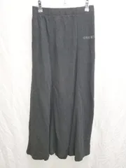 ◇ ⊇ converse コンバース ロング丈 フレア スカート サイズM ブラック レディース P  【1409250022418】