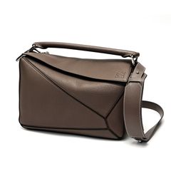 ロエベ / LOEWE　パズルバッグ ミディアム　32212KBS20　ソフトグレインカーフ　ダークブラウン 【中古】 商品番号 S-158723