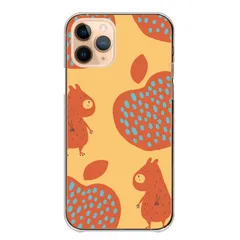 iPhone12 Pro Max ケース カバー アイフォン12 プロマックス スマホケース ハードケース カピバラ 北欧柄 カラフル 動物 おしゃれ かわいい 人気 透明 クリア カラー07