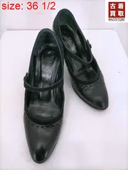マックスマーラ MAX MARA スウェード切替ストラップヒールパンプス レデのサムネイル