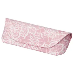 ☆ 花レース/ピンク ☆ メガネケース メガネケース おしゃれ 眼鏡ケース セミ ハード めがねケース 可愛い 花柄 シニアグラス 伊達めがね 老眼鏡 レディース 大人 かわいい グッズ 雑貨 ギフト