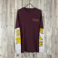 DIESEL ディーゼル レイヤード ロンT 長袖 Tシャツ TEE M