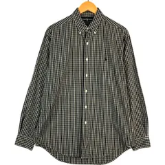 古着 ラルフローレン Ralph Lauren MARLOWE 長袖 ボタンダウンチェックシャツ メンズM相当/eaa594586