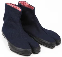 倭紋地下足袋　さしこ紺