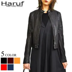 【送料無料】 レザージャケット ライダースジャケット レディース 本革 革ジャン シングルライダース レザーコート 皮ジャン 革ジャケット レディースアウター ブラック 黒 秋冬ジャケット 大きいサイズ KP400BK 春