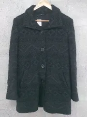 ■ COMME CA DU MODE コムサデモード 長袖 コート 9 ブラック グレー *  【1002799919081】