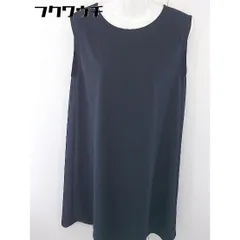 ◇ BEAUTY & YOUTH UNITED ARROWS ノースリーブ 膝下丈 ワンピース ネイビー レディース  【中古】 【1112140013785】