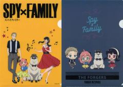 [중고] 클리어 파일 포저 집 A4 클리어 파일 2장 세트 [SPY×FAMILY×TOWER RECORDS CAFE]