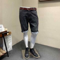 美品】児島ジーンズ モンキーコンボ ショートパンツ ヒッコリー 切替
