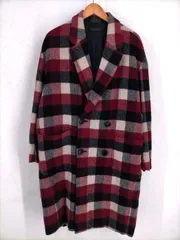 18AW MR.GENTLEMAN ツイード 千鳥格子 チェスターコート L チェスター
