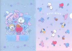 【中古】クリアファイル B5クリアファイル2枚セット 「一番くじ BT21 GIFT」 K賞