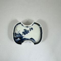 古伊万里染付白抜き木瓜文長皿江戸時代成化年製 古伊万里染付白抜き木瓜文長皿江戸時代成化年製 - メルカリ