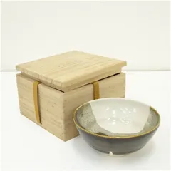 鶴乃原窯　光晴造　掛分茶碗（共箱） 茶道 抹茶 おしゃれ 抹茶茶碗 抹茶碗 和食器 レトロ 茶器 骨董 茶わん 茶会 茶の湯