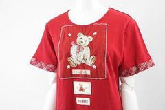 ♡PINK HOUSEピンクハウス♡クマ刺繍 半袖Tシャツ 赤 M 新品 - メルカリ
