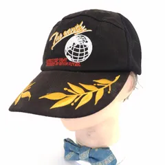 (^w^)b KUROIWA 黒岩ニットマシン ベースボール キャップ 帽子 80s 90s ヴィンテージ The earth スポーツ アウトドア キャンプ 登山 カジュアル デイリー アメカジ ブラック 黒 メンズ レディース ユニセックス フリーサイズ