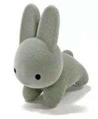 【中古】雑貨 グレー ふさふさマスコット うさぎ 「ブルーナアニマル」