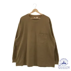 【訳アリ】UNIQLO ユニクロ トップス Tシャツ 胸ポケット 長袖 レディース 大きいサイズ カーキ 3XL 901-11527 送料無料 古着