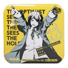 【中古】バッジ・ピンズ(キャラクター) 飴村乱数 オリジナルスクエア缶バッジ 「ヒプノシスマイク -Division Rap Battle-×カラオケの鉄人 EXTRA TIME」 ドリンク注文特典