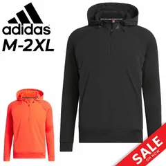 アディダス パーカー 裏起毛 メンズ ゴルフウェア adidas Frost Guard  パデッドコンビネーション 撥水 長袖フーディー プルオーバー ハーフジップ 男性 ゴルフパーカ  スポーツウェア トップス ゴルフシャツ 服  /HAD89