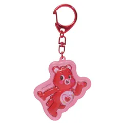 【メール便】ケアベア キーリング ぷっくりったいキーホルダー オールマイハートベア CareBears ケイカンパニー プレゼント キャラクター グッズ 