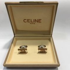 （2054）CELINE セリーヌ カフスボタン 馬車柄　未使用