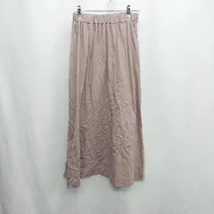 ◇ Θ nano universe ナノ ユニバース ロング フレア スカート サイズF ブラウン系 レディース E  【1410290029275】