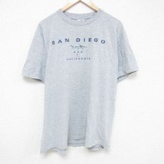XL/古着 フルーツオブザルーム 半袖 ビンテージ Tシャツ メンズ 00s サンデイエゴ 大きいサイズ クルーネック グレー 霜降り 25jul07 中古
