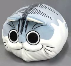 夜は猫といっしょ まんまるもちもちクッション キュルガ ぬいぐるみ