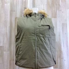 【美品✨】la chambre d'ine ラシャンブルドインエ 毛皮ファー付きベスト カーキ アースカラー