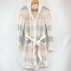 gelato pique ジェレピケ レディース ケーブルニットガウン Freeサイズ マルチカラー ルームウェア