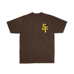 【新品・未使用】SECRET FRESH S/S T-SHIRTS (SF Basic Monogram) BROWN