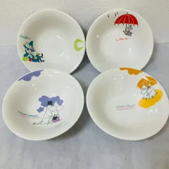 【24688】ムーミンサラダボウル２個入り2箱セット　山加商店　ムーミン　ミィ　スナフキン　箱付き　未使用品　自宅保管品