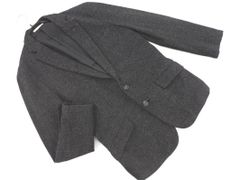 HIGH STREET ハイストリート 毛麻混 テーラード ジャケット sizeS/黒 ◇■ メンズ