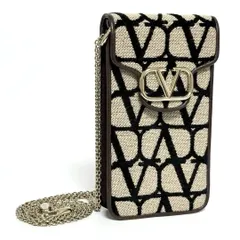 【美品】ヴァレンティノ　スマートフォン　ショルダーバッグ　ポーチ　イコノグラフ