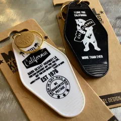 新品 モーテル キーホルダー キーチェーン タグ HOTEL CALIFORNIA アメカジ バイカー アメリカン雑貨 ファッション 小物