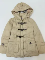 BURBERRY BLUE LABEL ダウン コート ダッフル 裏地 ノヴァ チェック