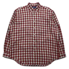 Ralph Lauren 90年代 ボタンダウンシャツ L レッド チェック BLAIRE スモールポニー刺繍