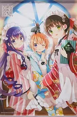 【中古】タペストリー ココア＆リゼ＆千夜 B2タペストリー Modern Cafe 「ご注文はうさぎですか? BLOOM ご注文はOIOIですか? in 渋谷マルイ」