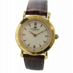 レイモンドウィル 7000 腕時計 ウォッチ 手巻き 裏スケ 白文字盤 金色