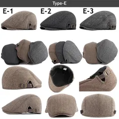 ハンチング 帽子 メンズ キャスケット ベレー帽 ハンチング キャップハット 防寒 秋冬 TYPEE