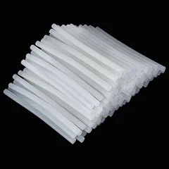【特価セール】手芸 DIY 補修 接着剤 強力粘着無臭高温ボンドガン/グルーガン/ピタガン替え用 ホワイト半透明 木工用 ホットガングルーガン用ホットメルト 11ｍｍ*250ｍｍ 1KG約40本／セット グルースティック RILIHII