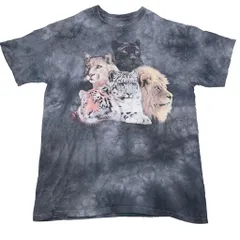 Lsize Rare beasts The Mountain tie-dye TEE マウンテン Lサイズ 珍獣 アニマル 24061616のサムネイル